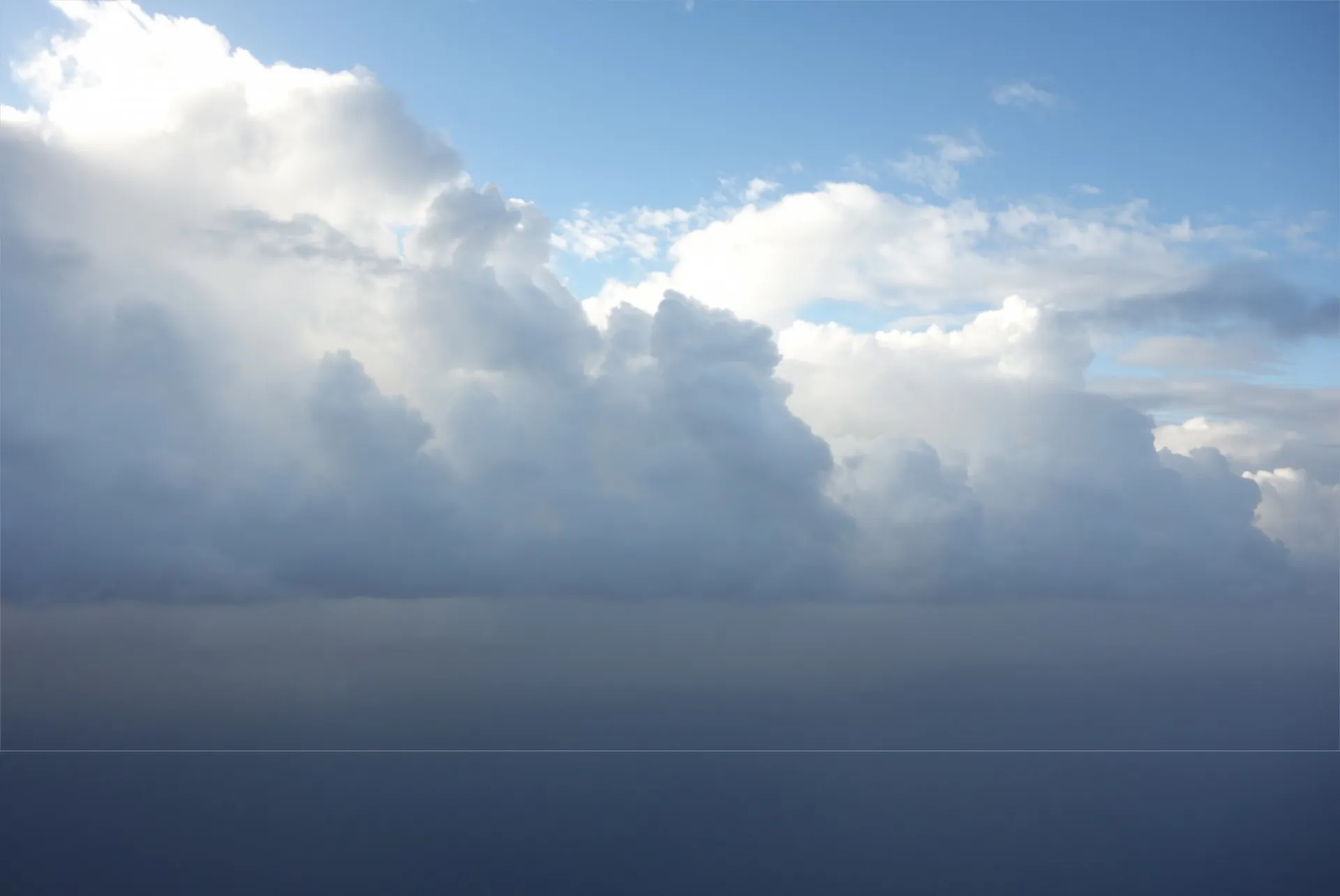 Clouds over the ocean near Barbados during the EUREC4A/ATOMIC field experiment