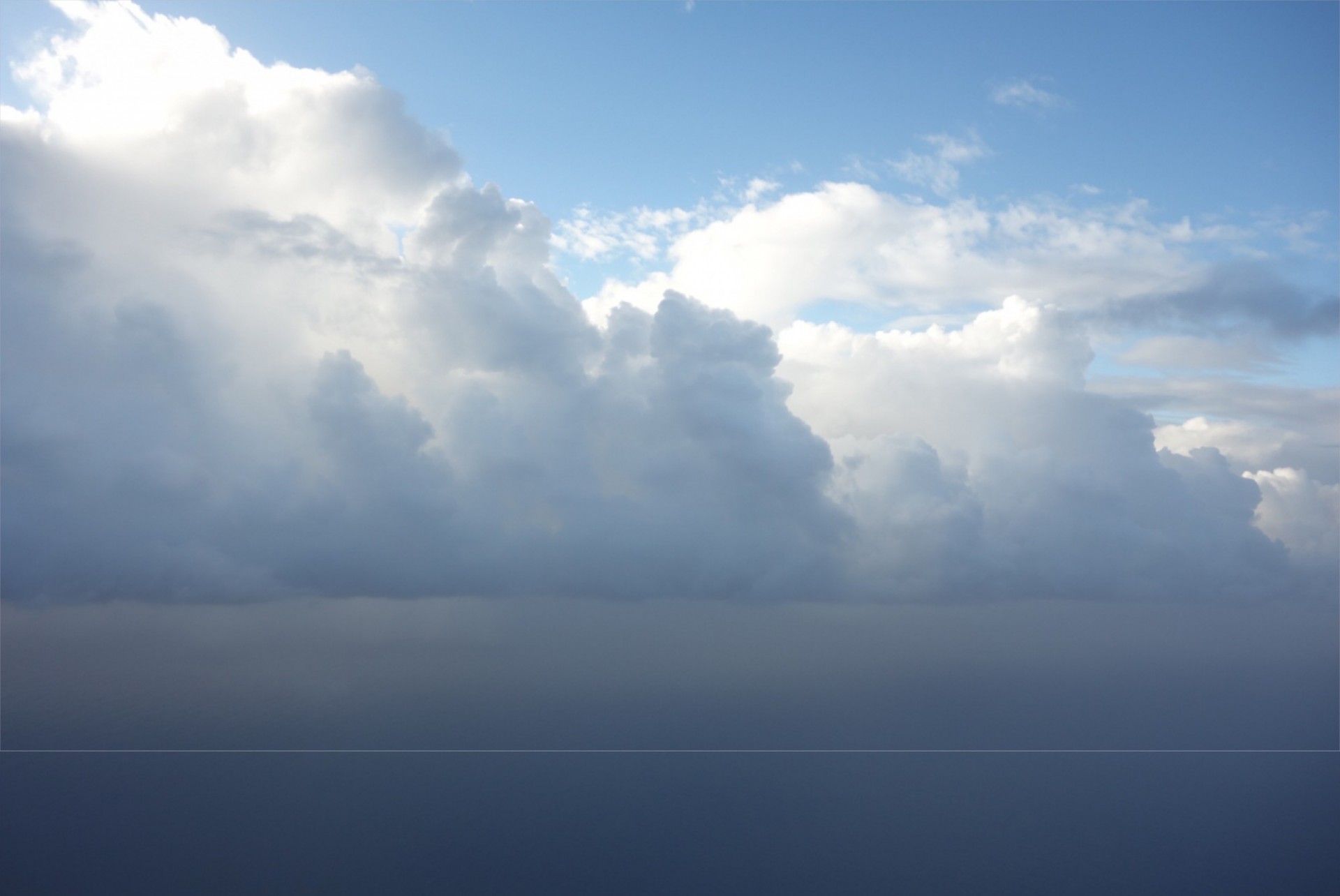 Clouds over the ocean near Barbados during the ATOMIC field experiment